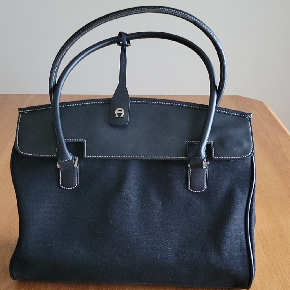 Aigner fabric handbag